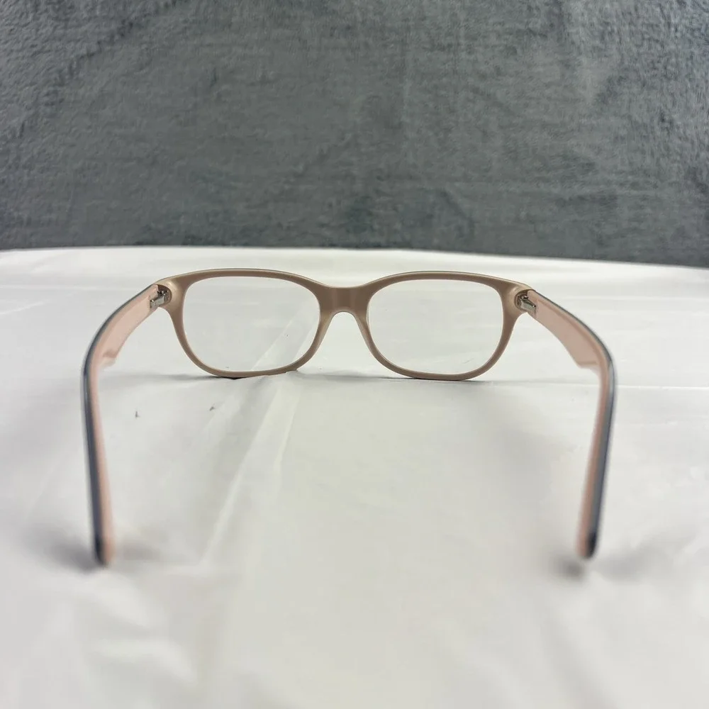 Ray Ban Jr RB1555 Unisex Kids Plastic Eyeglass Frame 3818 Violet On Peach 48-16